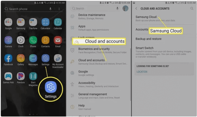 Head to Cloud and Accounts