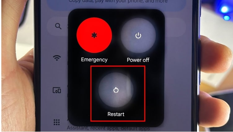 Hold the Restart Option