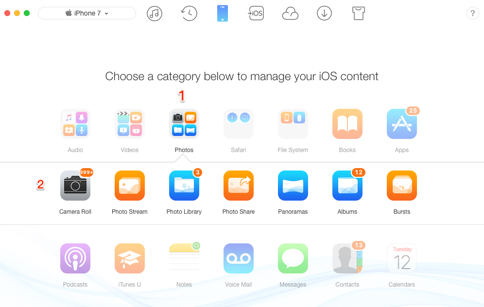 How to Transfer Data from Old iPhone to iPhone 8 (Plus)/iPhone X – Step 3
