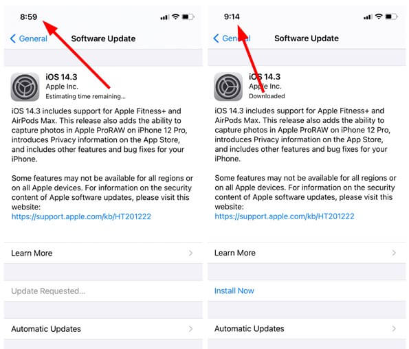 change my software android installer for apple ios