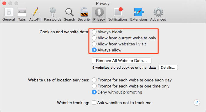 How To Allow Cookies For Chrome Mac