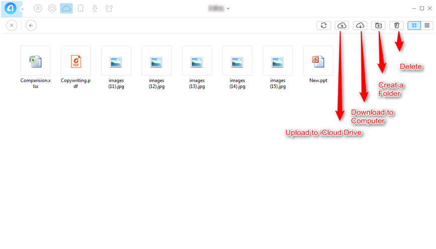 How to Access iCloud Drive with AnyTrans - Step 3