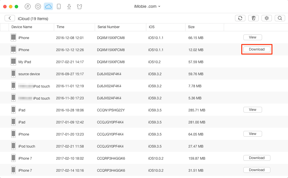 How to Access iCloud Notes with AnyTrans - Step 3