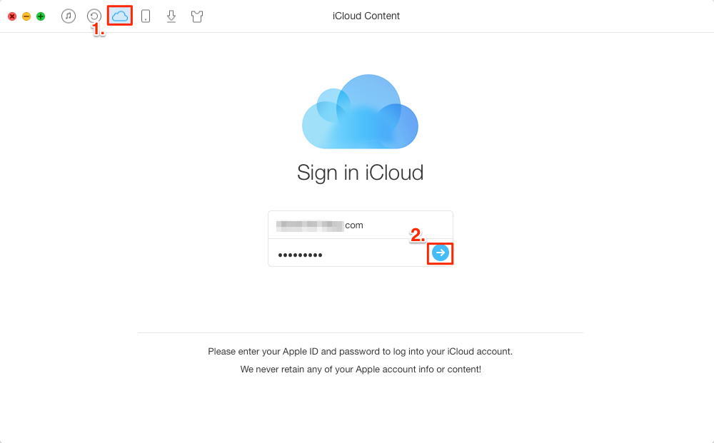 How to Access Text Messages on iCloud – Step 2