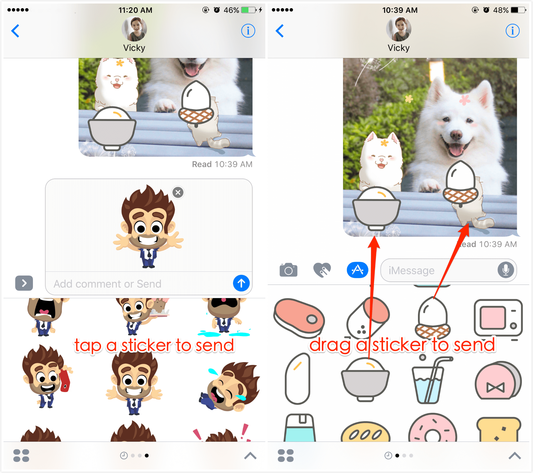 How to Send Stickers in iMessages on iOS 10