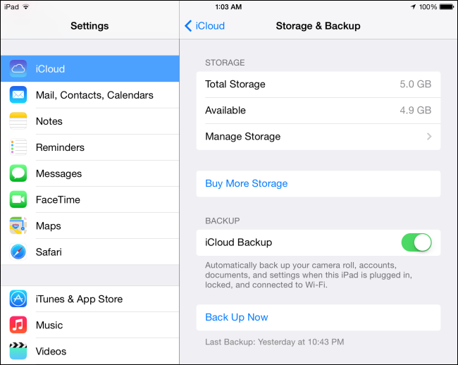 How to Back up with iCloud