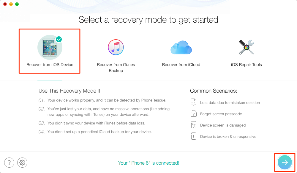 How to Backup Call History on iPhone – Step 1