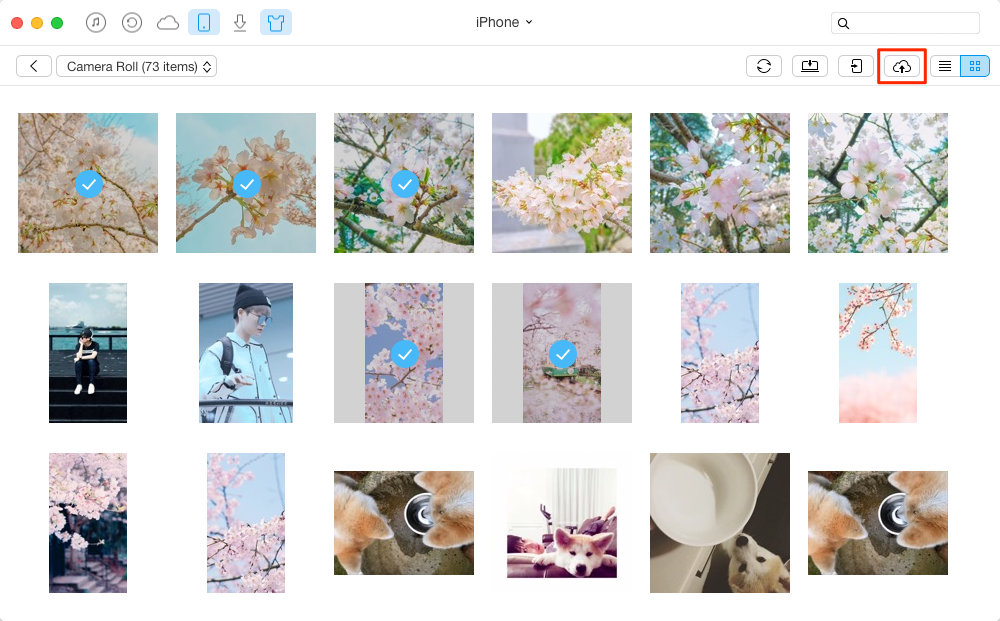 How to Save iPhone Photos to iCloud – Step 3