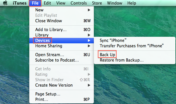 How to Backup iPhone SE to iTunes – Method 2