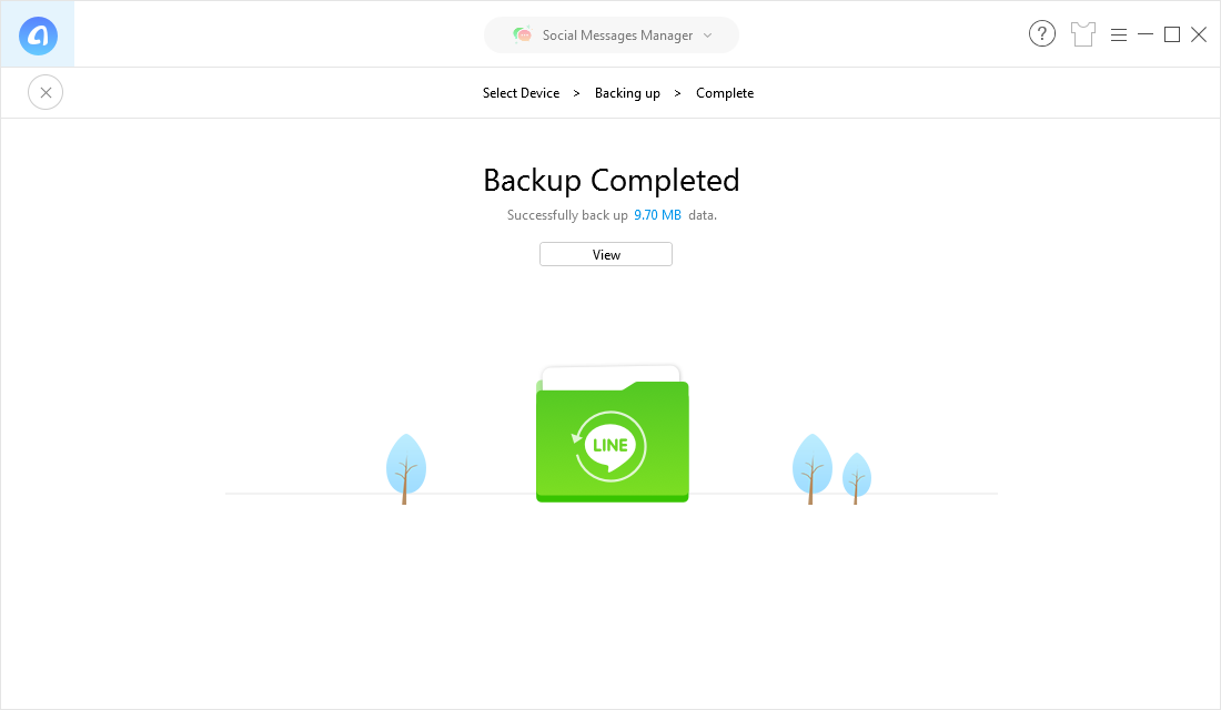 Wait until Backup Completed Page Appear