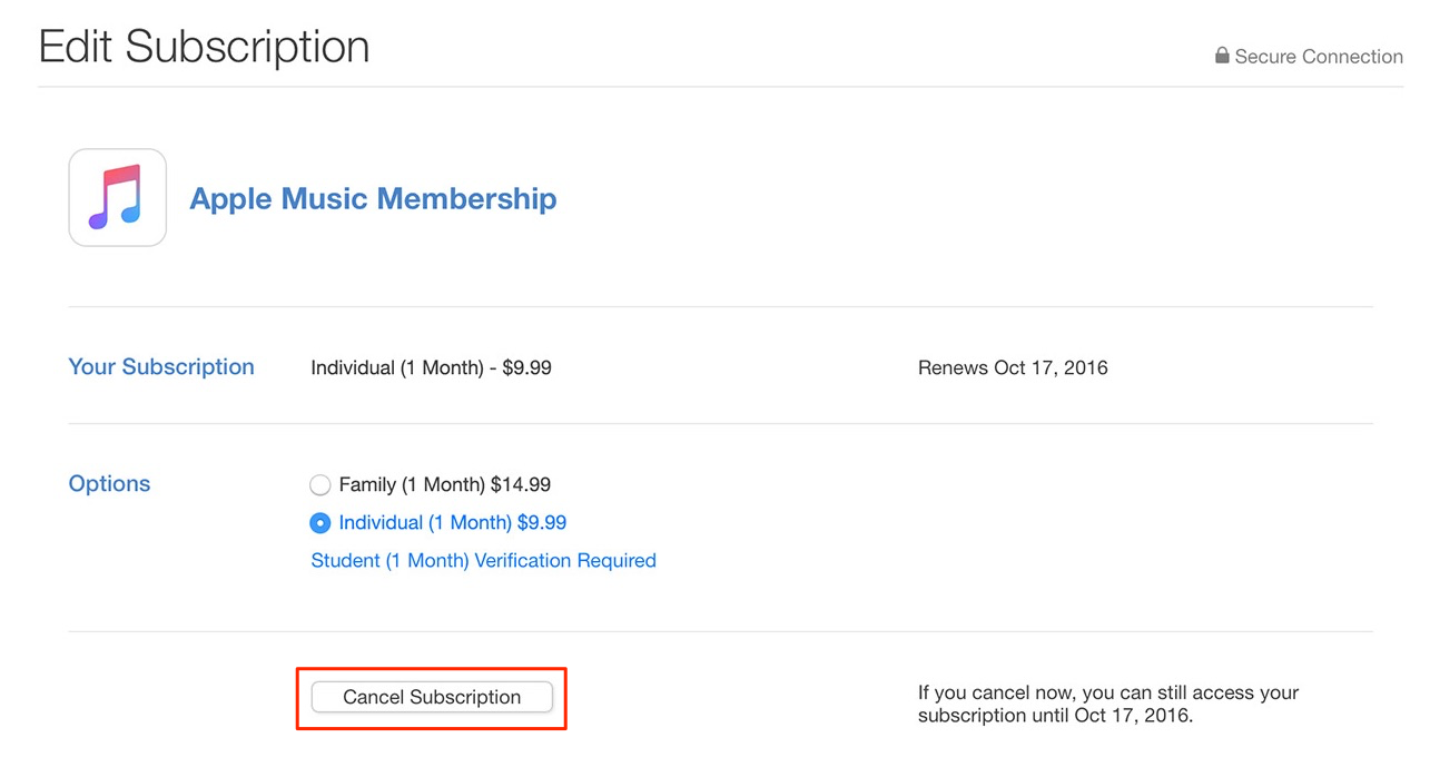 How do I end a monthly subscription ? | Official Apple Support ...