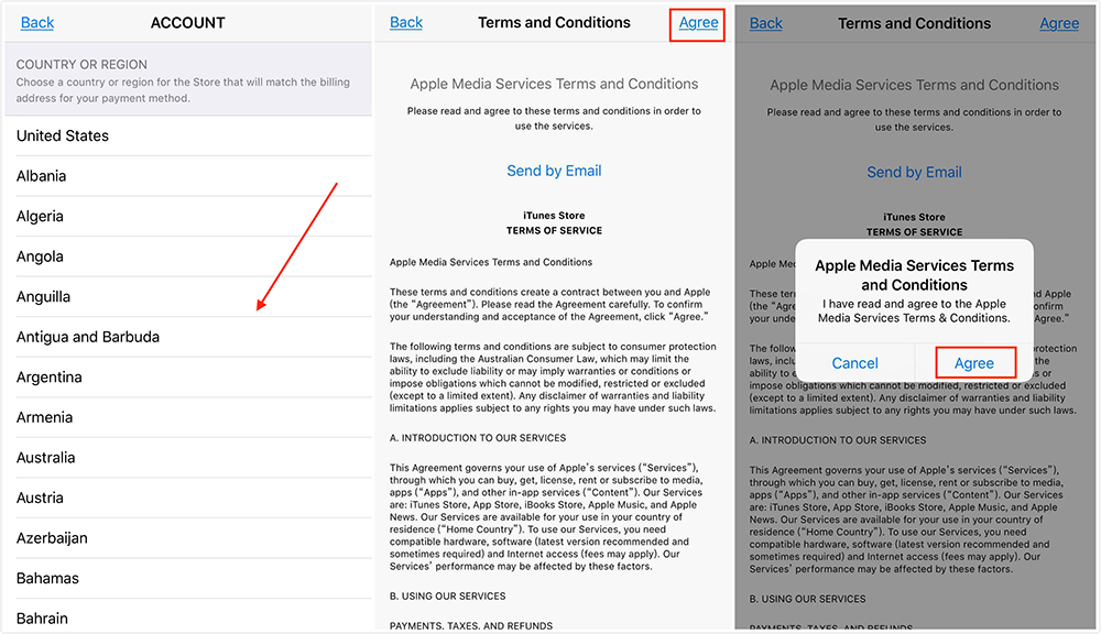 How to Change App Store Location - Step 4