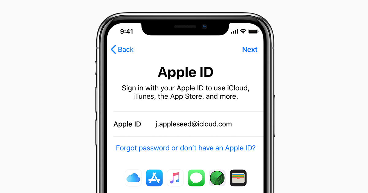 how can i add a second apple id to my iphone