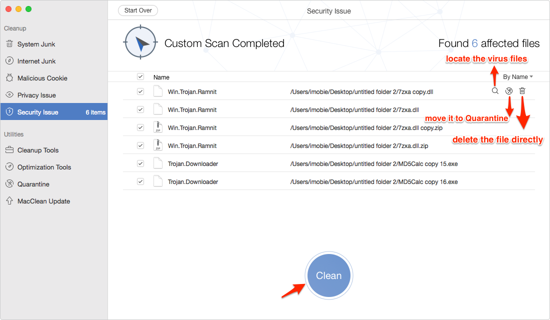 How to check mac for virus free