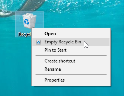 Clean up Computer - Remove All the Contents of Recycle Bin