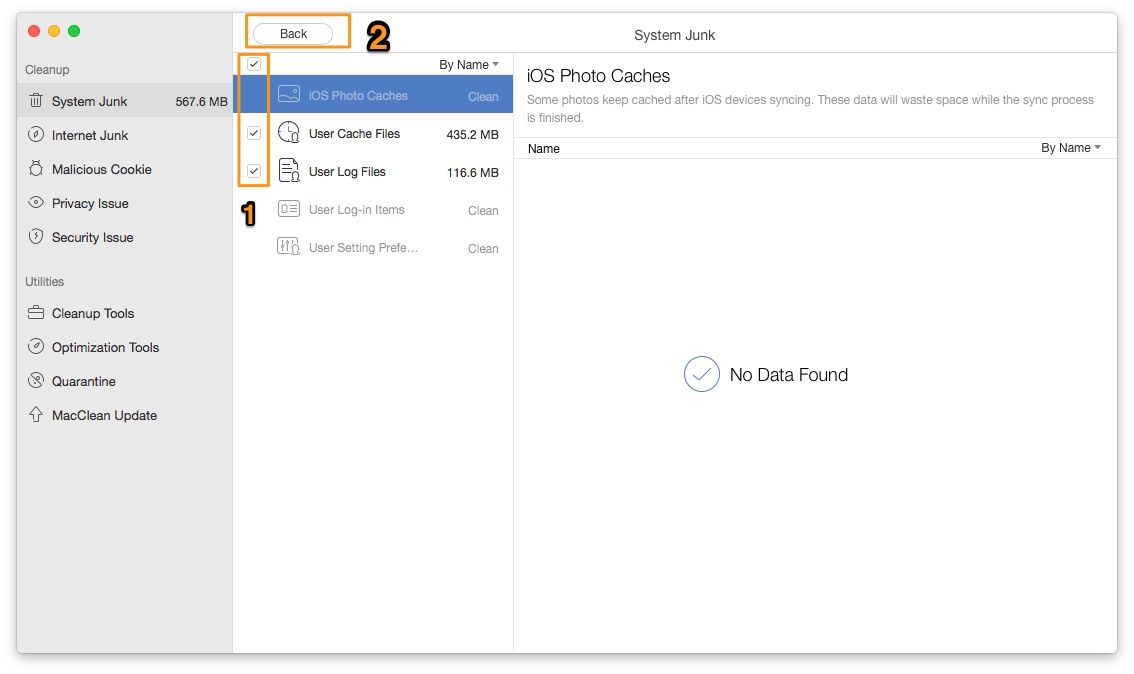 How to Clean Up Mac with MacClean Step 3