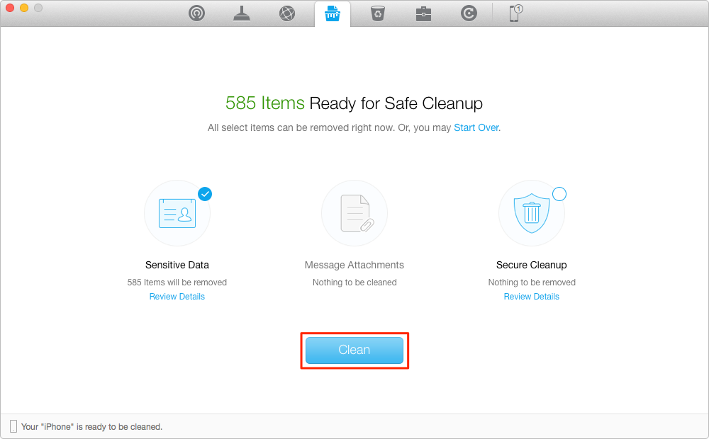 How to Clear All History on iPhone – Step 4