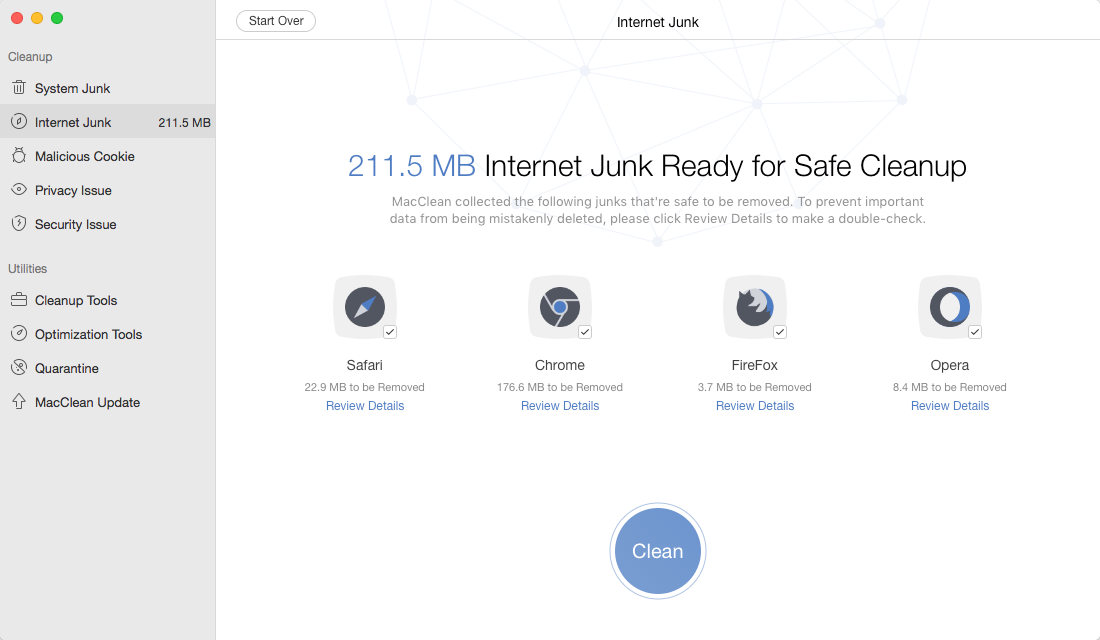 Remove Browser Caches on macOS Sierra – Step 3