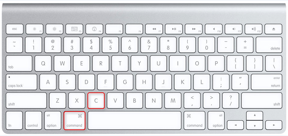 How to Copy and Paste on a Mac - Step 2