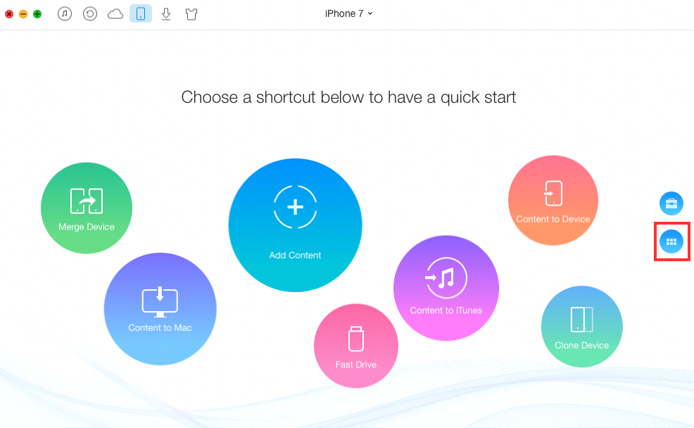 How to Copy Photos from Mac to iPhone with AnyTrans - Step 2