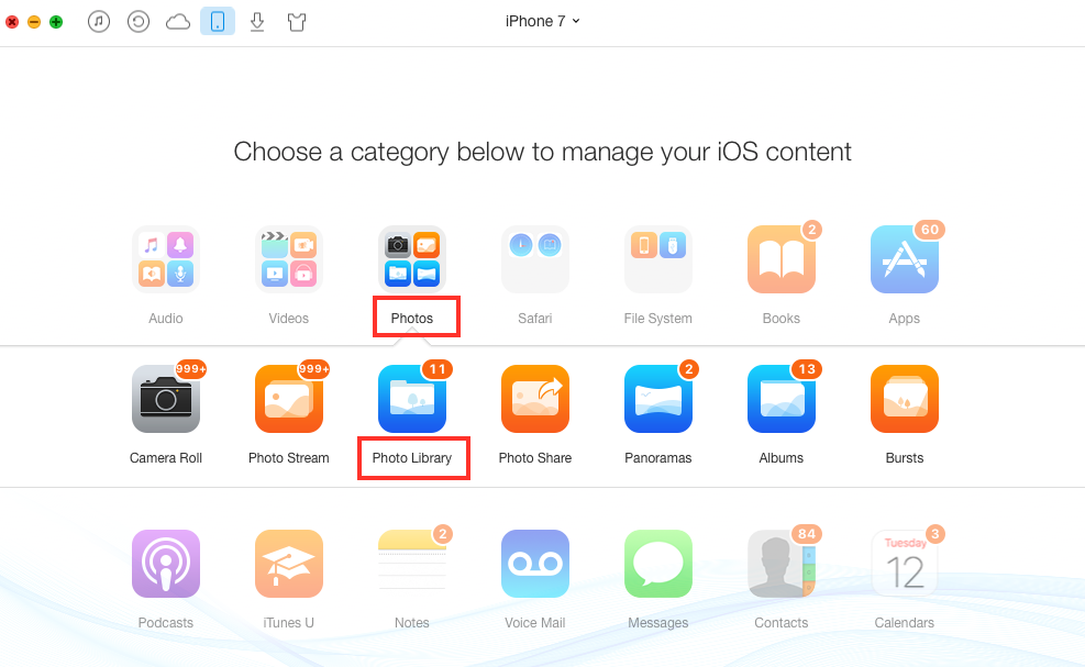 How to Copy Photos from Mac to iPhone with AnyTrans - Step 3