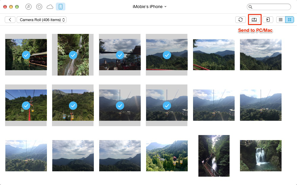 Export Photos from iPhone with AnyTrans