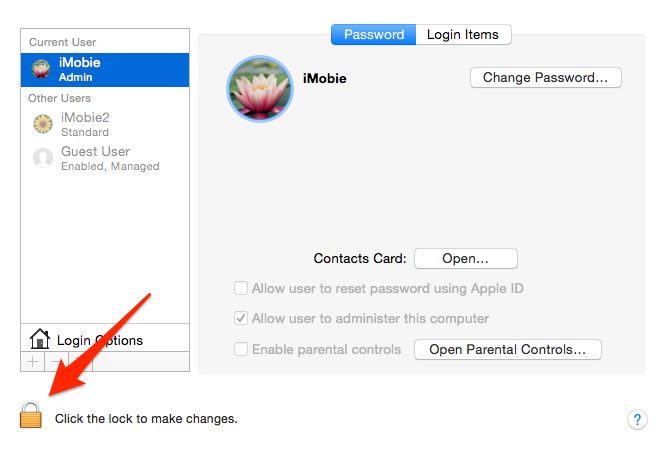 Delete a User Account on Mac Yosemite