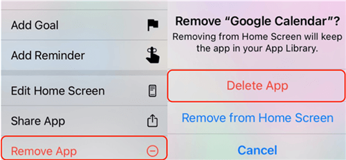 Delete an App from iPhone