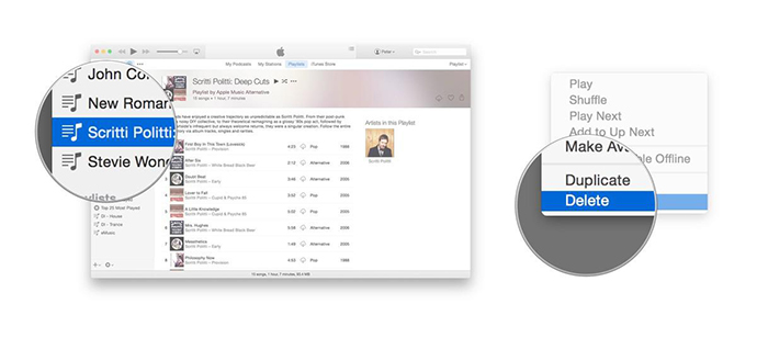 how do you update itunes playlist with apple music