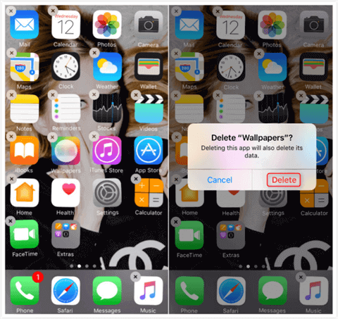 How to Delete Apps on iPhone 6/6s (Plus) from Homepage
