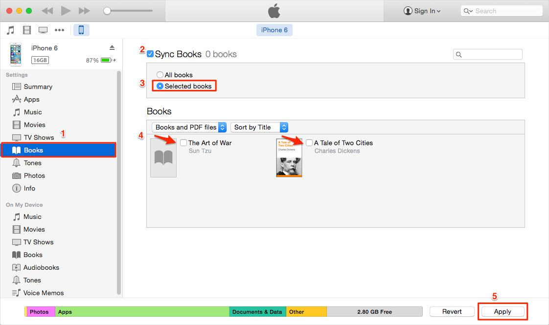 how to delete ibooks download history