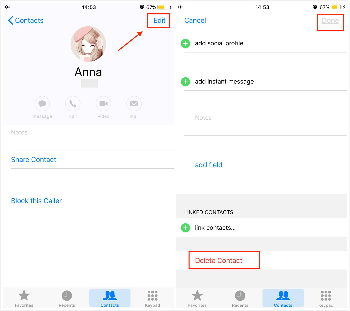 3 Simple Ways To Delete Multiple All Contacts On Iphone 8 X