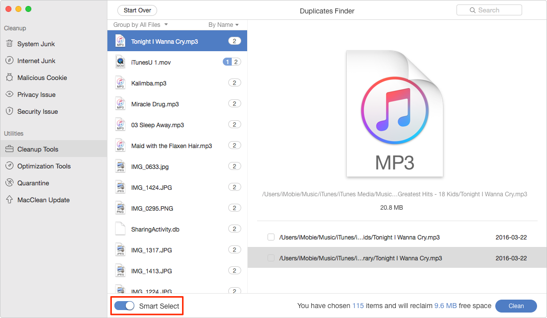 free app to delete duplicate files mac