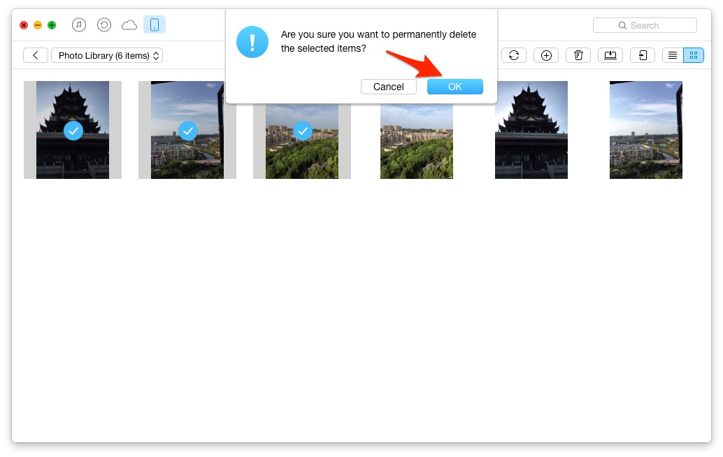 Remove Duplicate Photos on iPhone with AnyTrans – Step 3