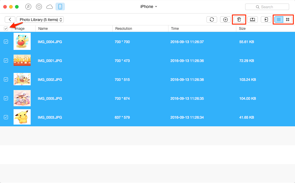 How to Delete All iPhone Photos from PC/Mac At Once with AnyTrans