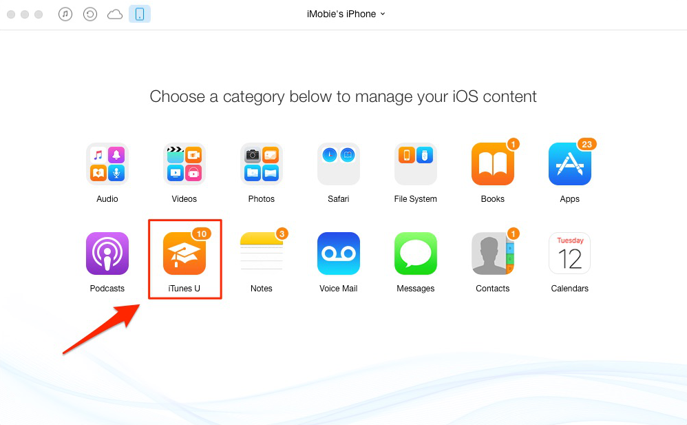 How to Delete iTunes U Courses from iPhone – Step 2