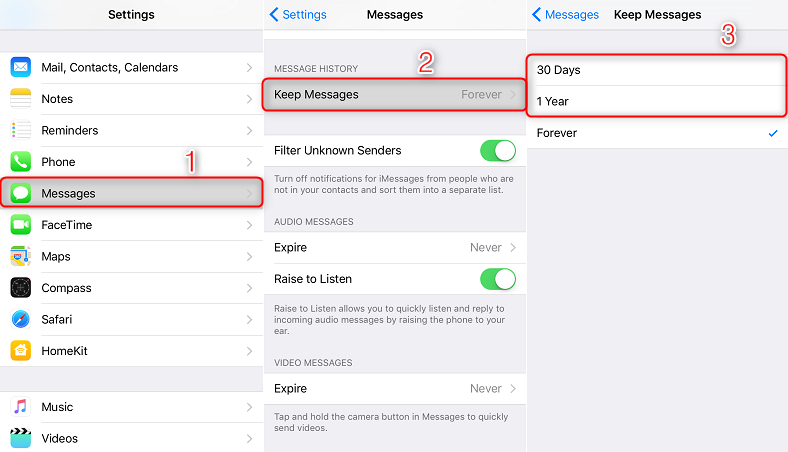how to delete texts on iphone