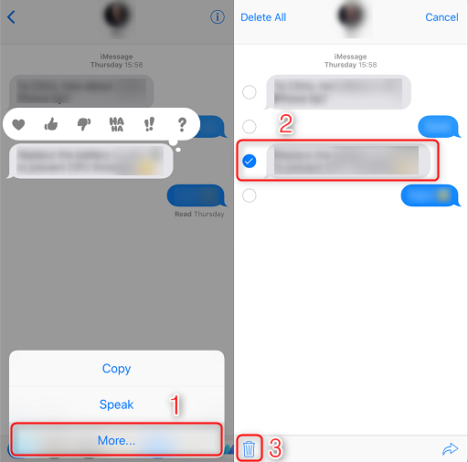 How to Delete Messages on iPhone X/XS/XS Max/XR Selectively