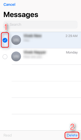 How to Delete Messages on iPhone X/XS/XS Max/XR