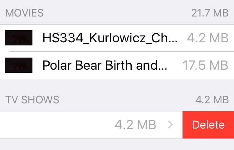 How to Delete Videos/Movies from iPhone 7/7 Plus via Settings App