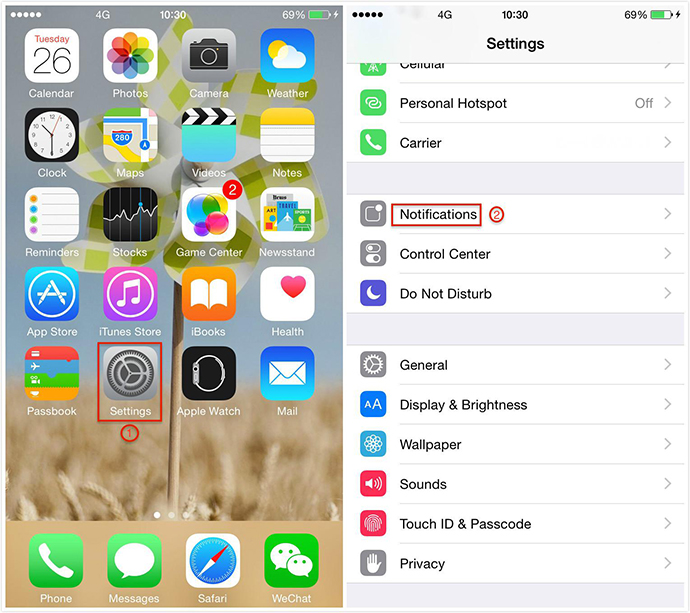 How to Disable All Photo Stream Notifications