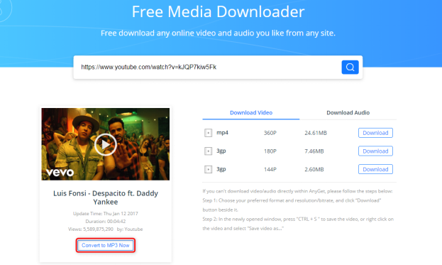Despacito download mp3 free