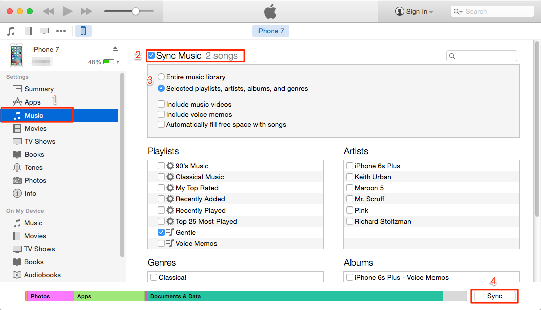 How to Transfer Music from iTunes to iPhone - iTunes Music Transfer