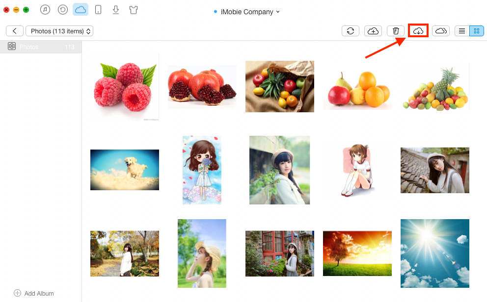 How to Download Full Resolution Photos from iCloud – Step 3