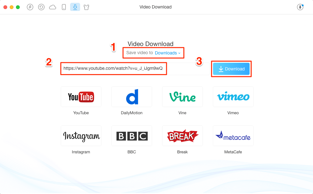 Download website videos for free