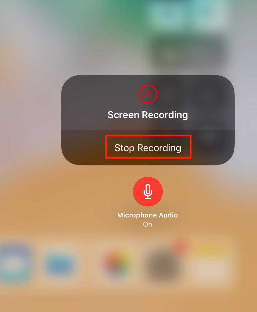 How to Record Screen on iPhone in iOS 11 - Step 3