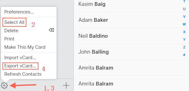 How to Export Contacts from iCloud to Computer