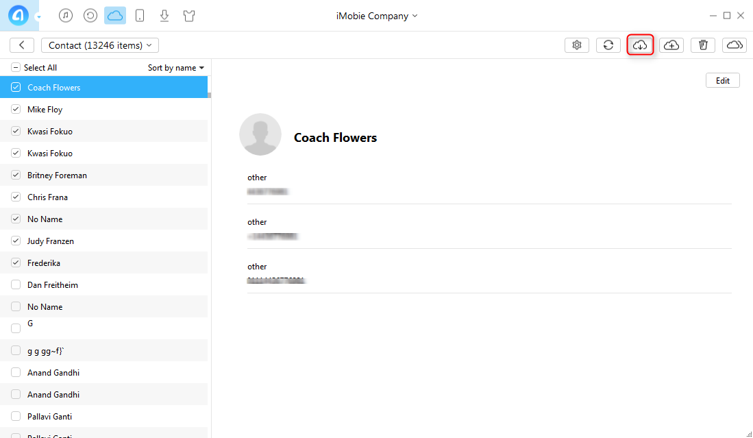 How to Export Contacts from iCloud to Computer - Step 4