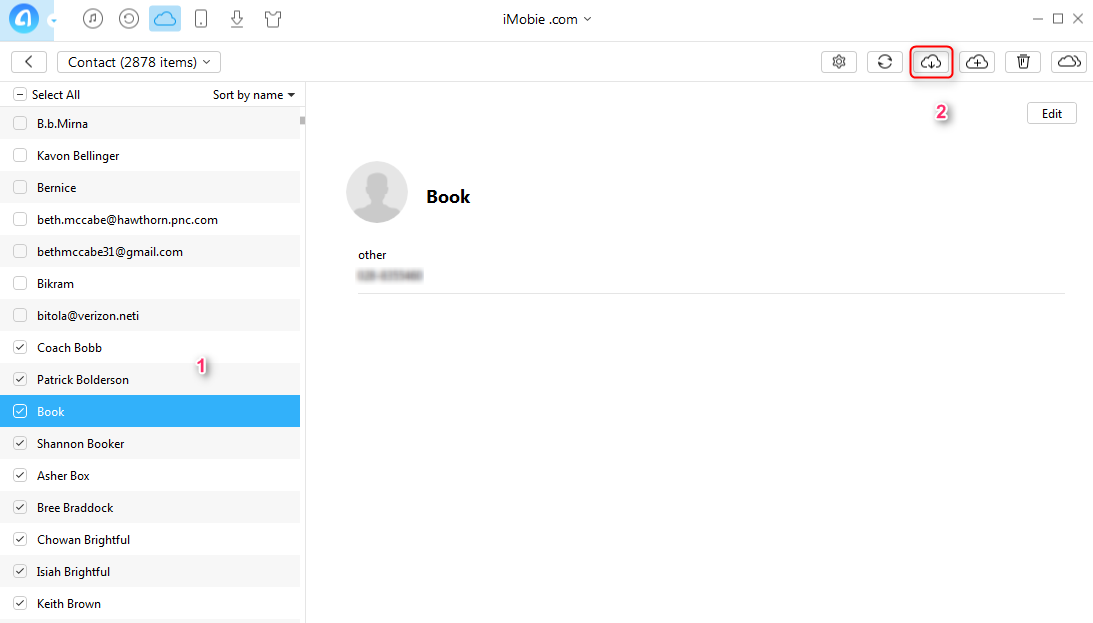 How to export icloud contacts to excel imobie inc 