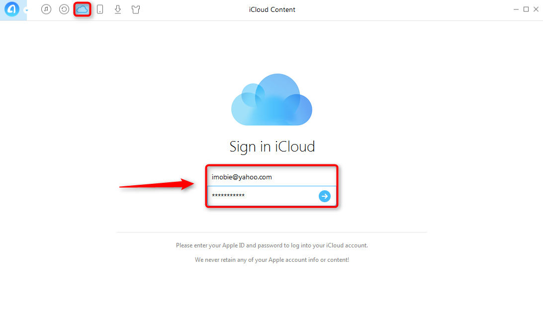 How to Transfer iCloud Contacts to Another iCloud Account - Step 1